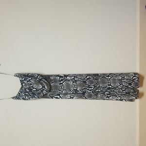 Snakeprint pant jumpsuit